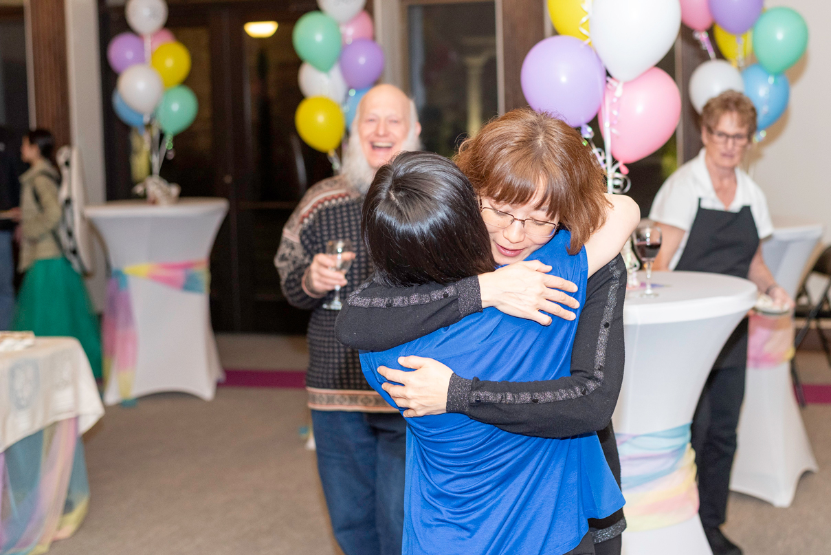 Guests embracing at the 2025 Byrd Competition